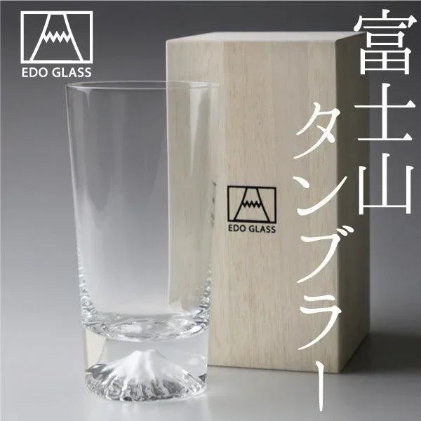 酒器 - 江戸 硝子 富士山 高球杯 - Chillax.hk