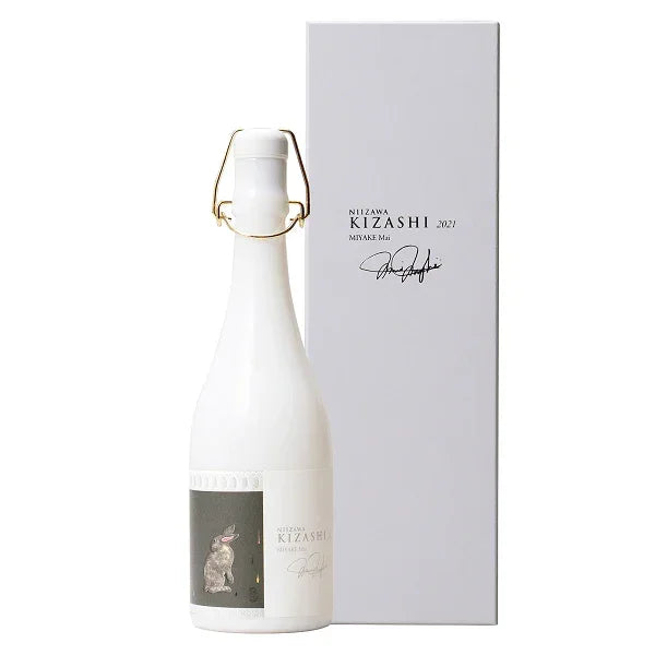 日本清酒 - 伯樂星 NIIZAWA KIZASHI 純米大吟醸 藝術家版 白樽 (7% 精米步合) 720ml - Chillax.hk